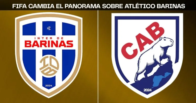 FIFA cambia el panorama sobre Atlético Barinas y su relación con Inter de Barinas